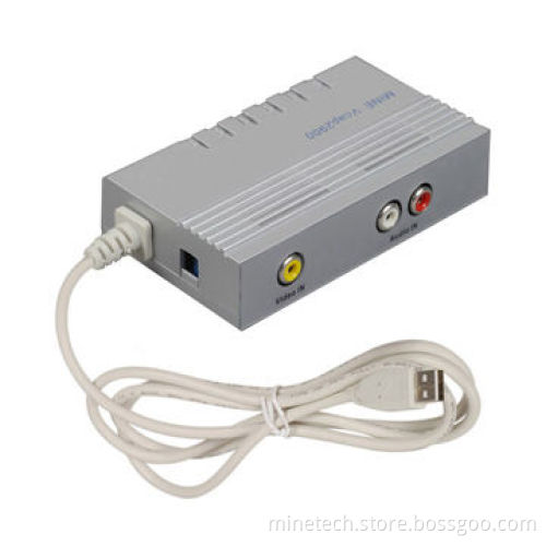 UVC Capture Card USB, Support Android Box, Capture Good-quality Video and Audio File Direct by USB